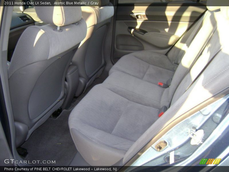 Atomic Blue Metallic / Gray 2011 Honda Civic LX Sedan