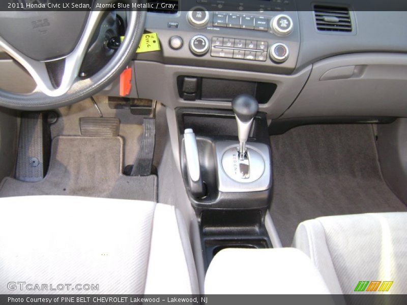 Atomic Blue Metallic / Gray 2011 Honda Civic LX Sedan