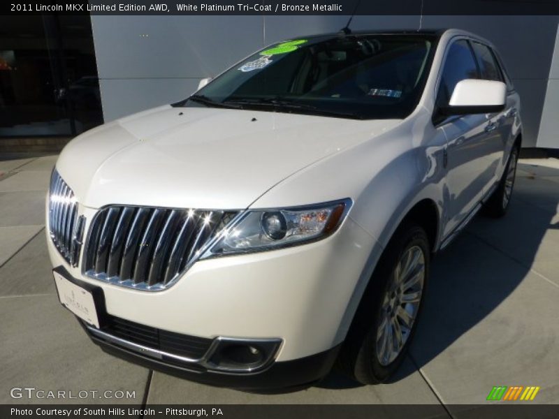 White Platinum Tri-Coat / Bronze Metallic 2011 Lincoln MKX Limited Edition AWD