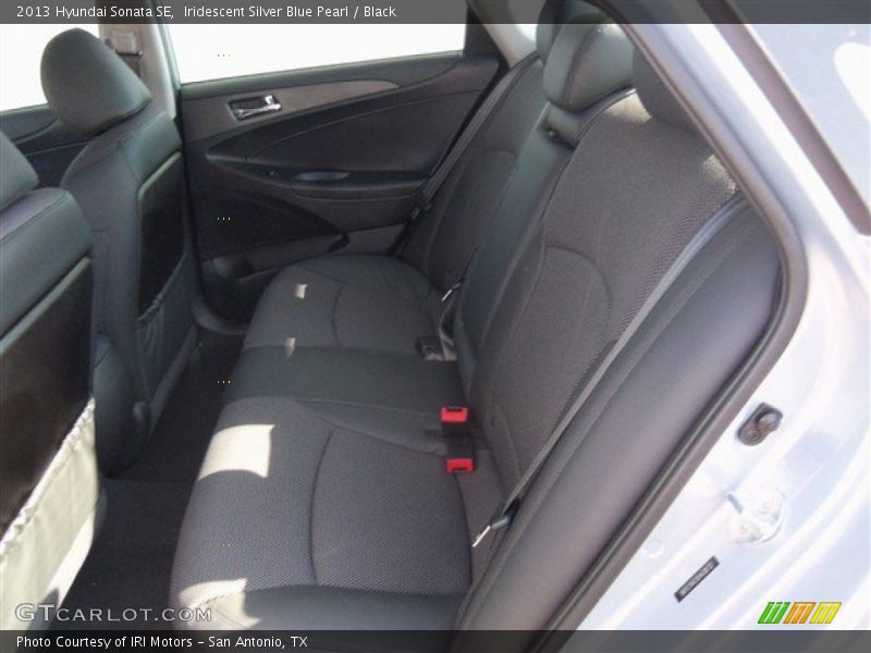 Iridescent Silver Blue Pearl / Black 2013 Hyundai Sonata SE