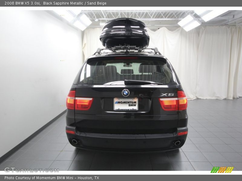Black Sapphire Metallic / Sand Beige 2008 BMW X5 3.0si