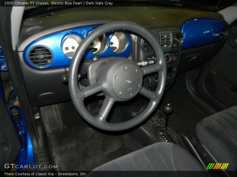 Electric Blue Pearl / Dark Slate Gray 2005 Chrysler PT Cruiser