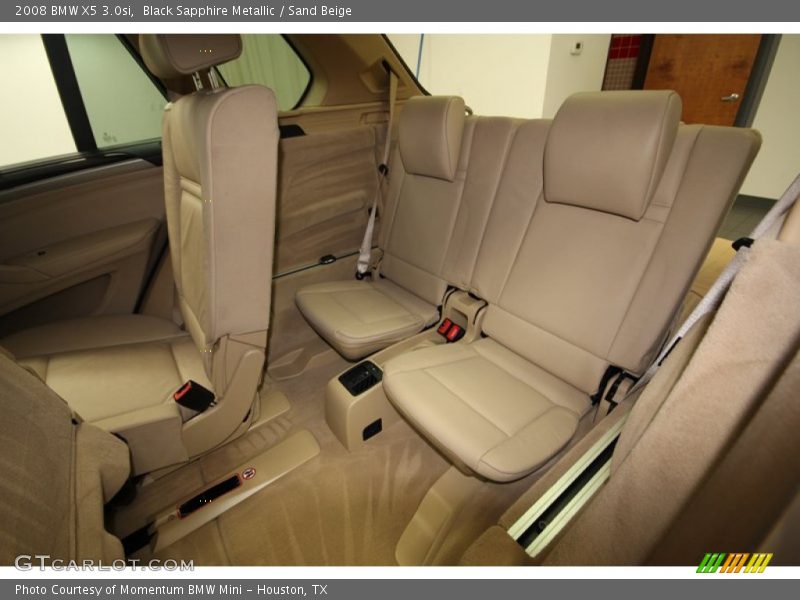 Black Sapphire Metallic / Sand Beige 2008 BMW X5 3.0si