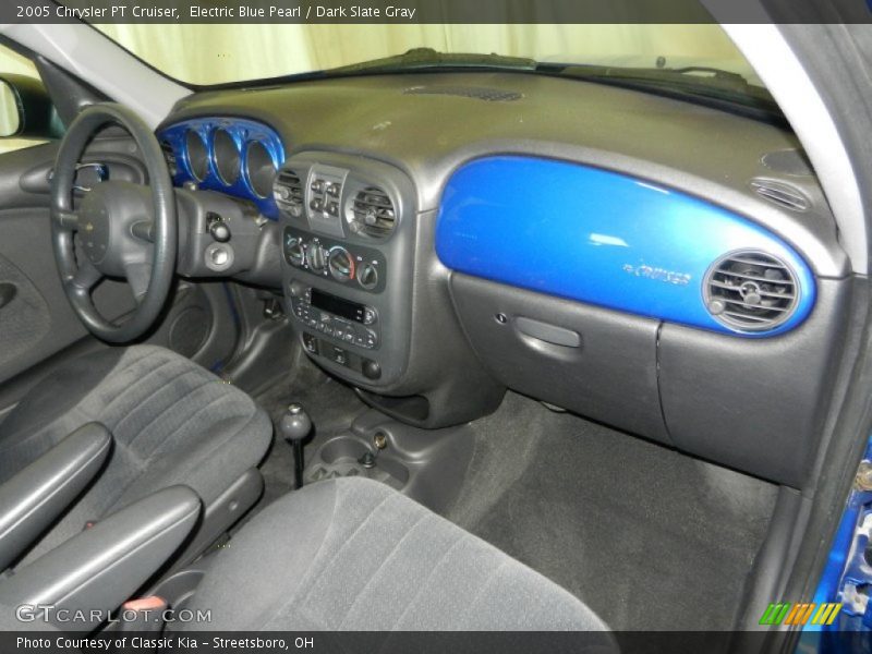 Electric Blue Pearl / Dark Slate Gray 2005 Chrysler PT Cruiser