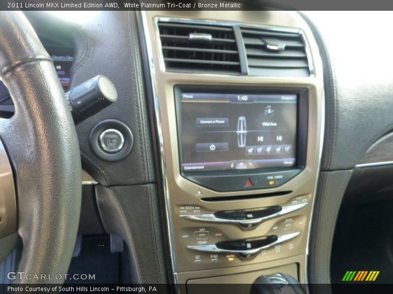 White Platinum Tri-Coat / Bronze Metallic 2011 Lincoln MKX Limited Edition AWD