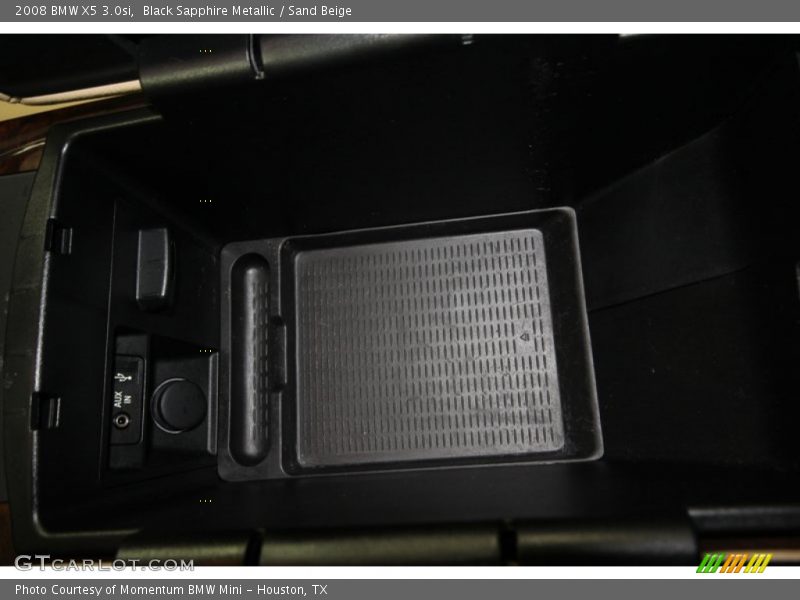 Black Sapphire Metallic / Sand Beige 2008 BMW X5 3.0si