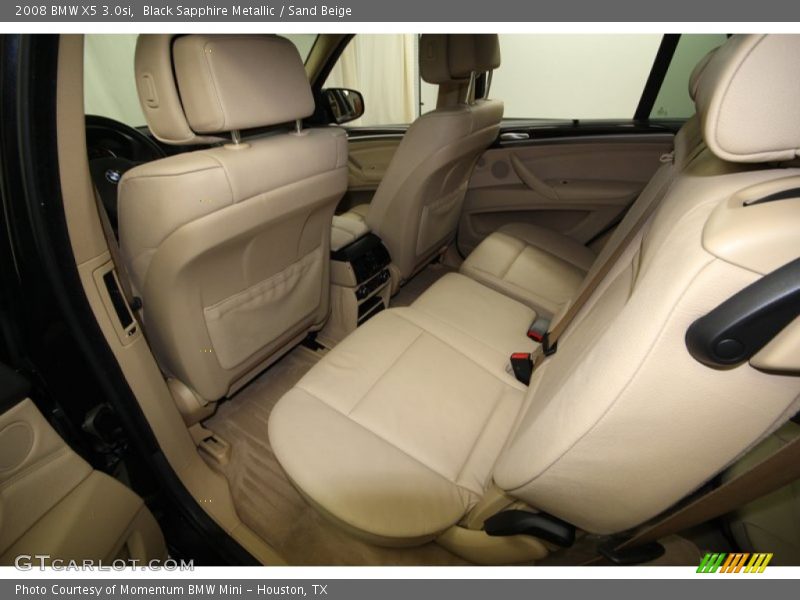 Black Sapphire Metallic / Sand Beige 2008 BMW X5 3.0si