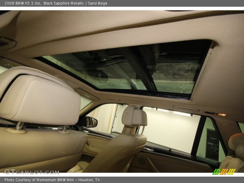 Black Sapphire Metallic / Sand Beige 2008 BMW X5 3.0si