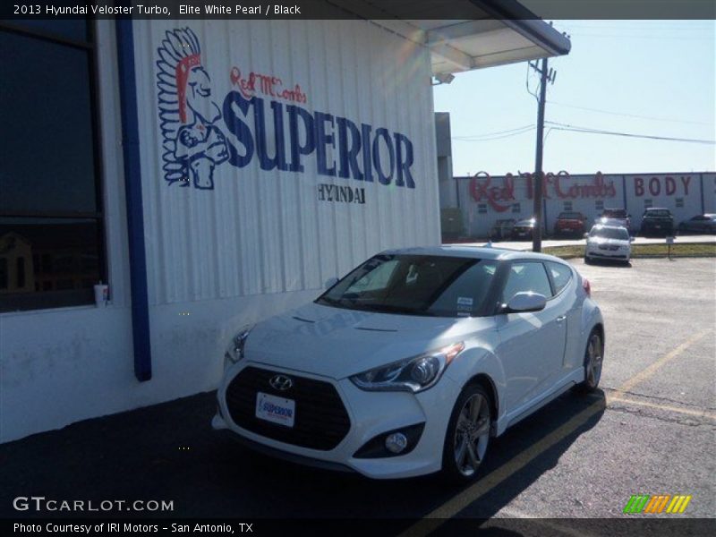 Elite White Pearl / Black 2013 Hyundai Veloster Turbo