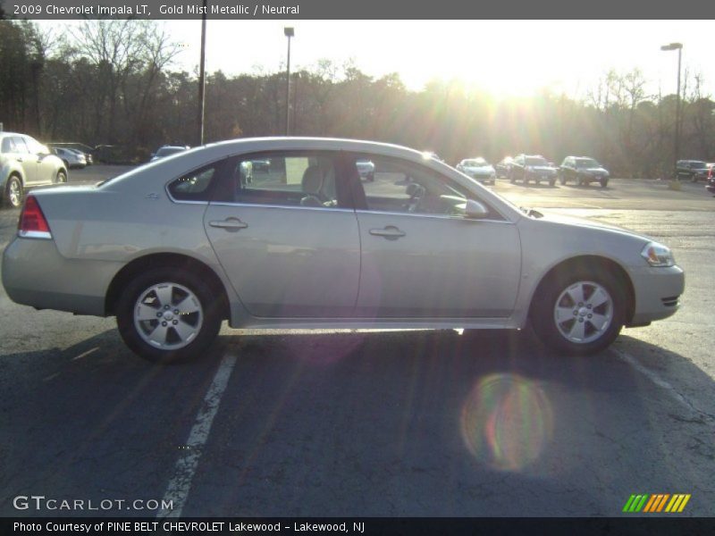 Gold Mist Metallic / Neutral 2009 Chevrolet Impala LT