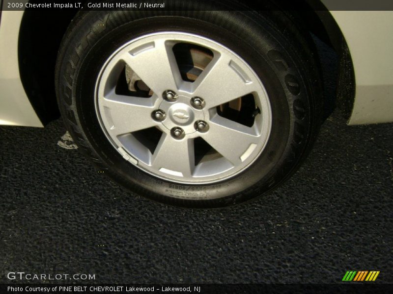 Gold Mist Metallic / Neutral 2009 Chevrolet Impala LT