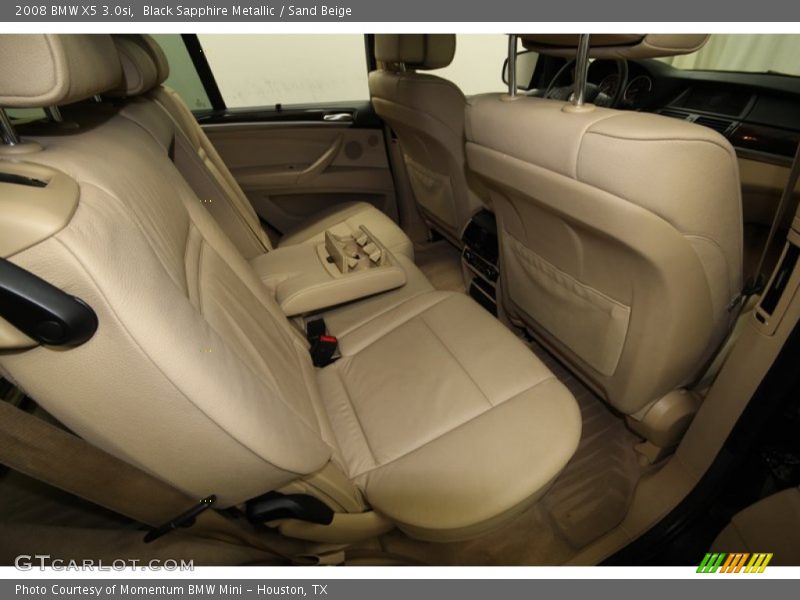 Black Sapphire Metallic / Sand Beige 2008 BMW X5 3.0si