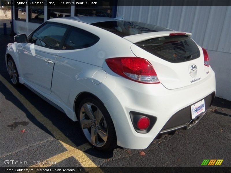 Elite White Pearl / Black 2013 Hyundai Veloster Turbo