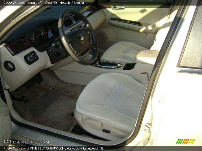 Gold Mist Metallic / Neutral 2009 Chevrolet Impala LT