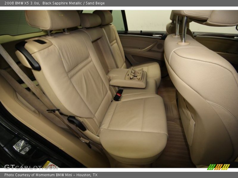Black Sapphire Metallic / Sand Beige 2008 BMW X5 3.0si