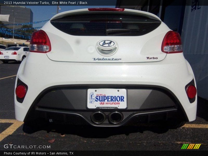 Elite White Pearl / Black 2013 Hyundai Veloster Turbo