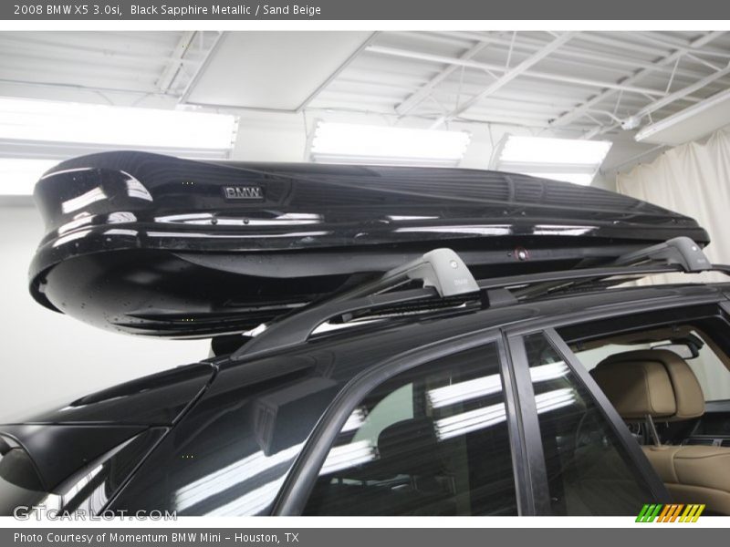 Black Sapphire Metallic / Sand Beige 2008 BMW X5 3.0si