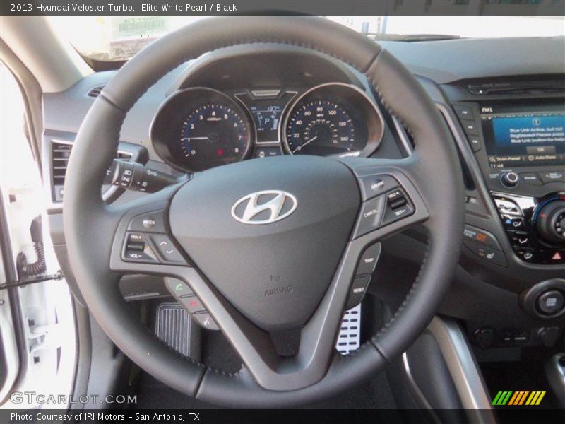Elite White Pearl / Black 2013 Hyundai Veloster Turbo