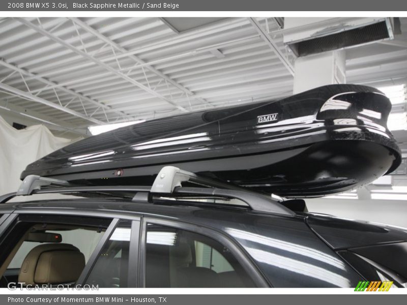 Black Sapphire Metallic / Sand Beige 2008 BMW X5 3.0si