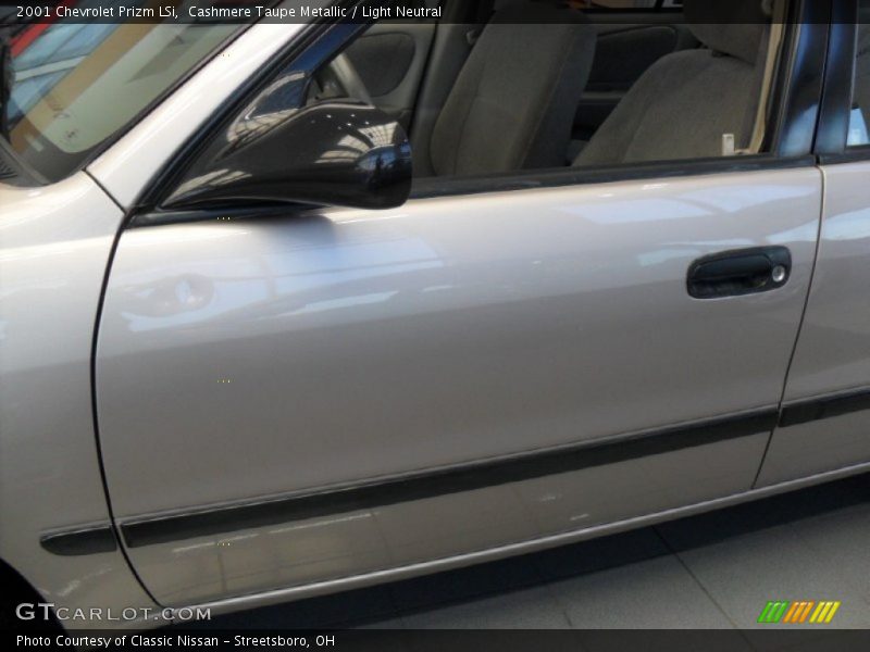 Cashmere Taupe Metallic / Light Neutral 2001 Chevrolet Prizm LSi