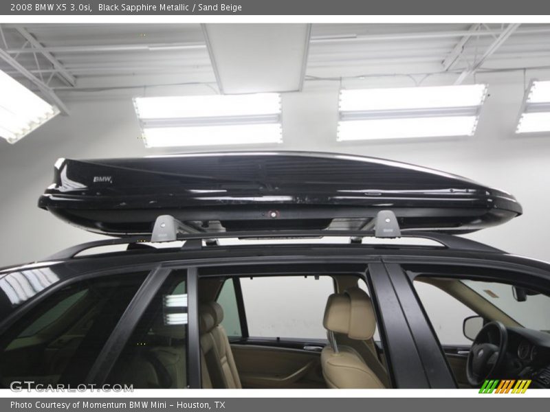 Black Sapphire Metallic / Sand Beige 2008 BMW X5 3.0si