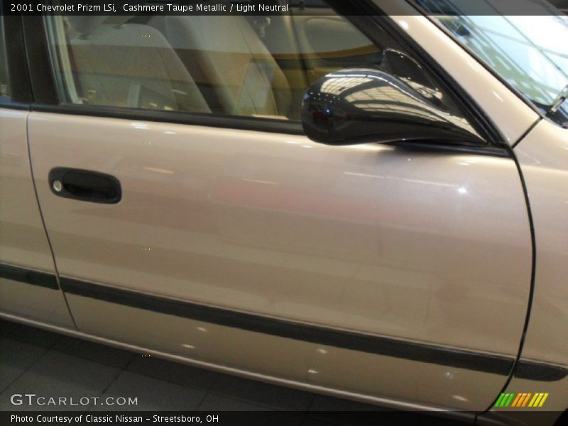 Cashmere Taupe Metallic / Light Neutral 2001 Chevrolet Prizm LSi