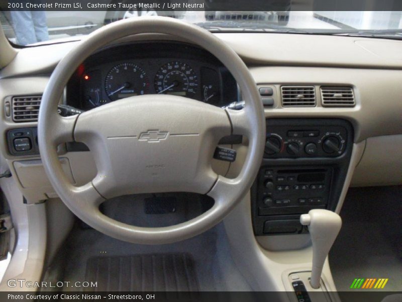 Dashboard of 2001 Prizm LSi