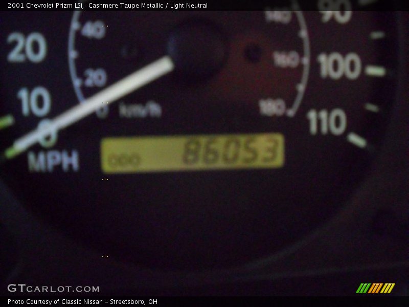 Cashmere Taupe Metallic / Light Neutral 2001 Chevrolet Prizm LSi