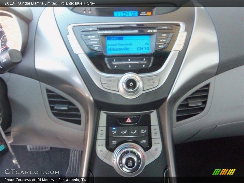 Atlantic Blue / Gray 2013 Hyundai Elantra Limited