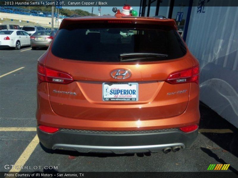 Canyon Copper / Black 2013 Hyundai Santa Fe Sport 2.0T