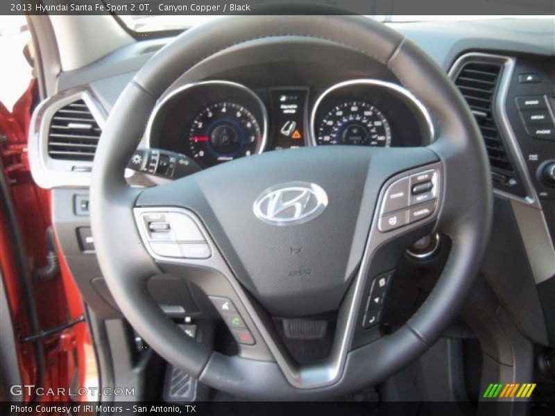Canyon Copper / Black 2013 Hyundai Santa Fe Sport 2.0T