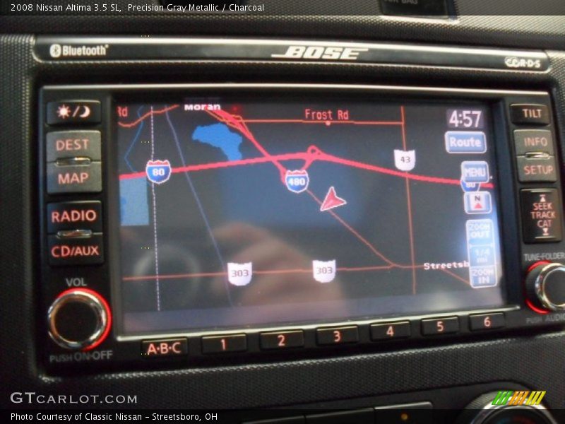 Precision Gray Metallic / Charcoal 2008 Nissan Altima 3.5 SL