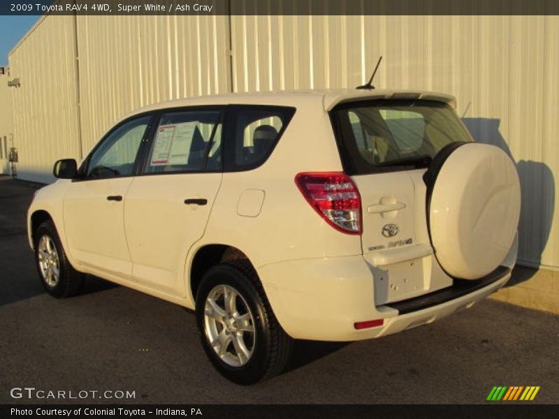 Super White / Ash Gray 2009 Toyota RAV4 4WD