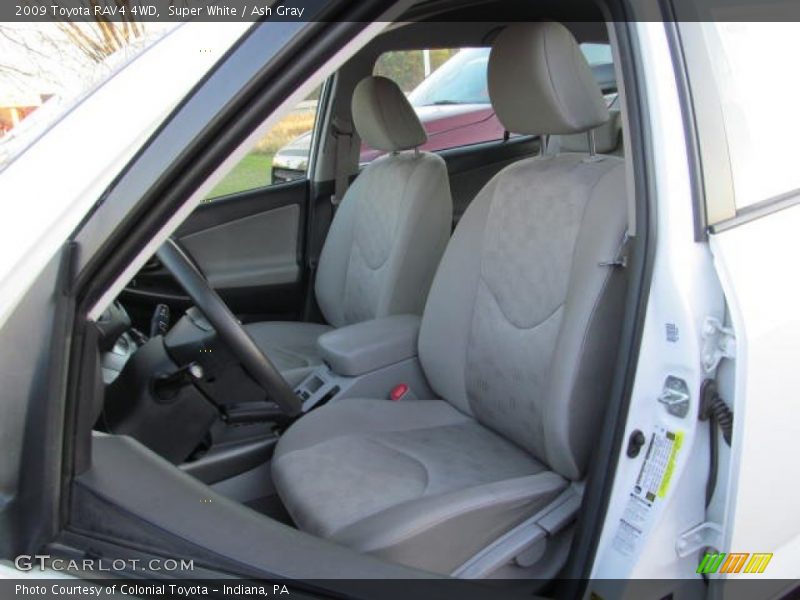 Super White / Ash Gray 2009 Toyota RAV4 4WD