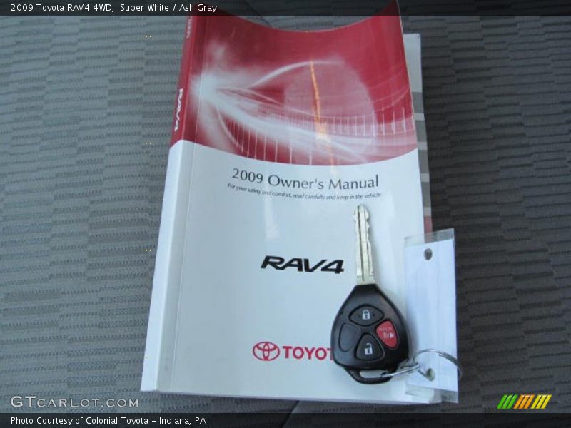 Super White / Ash Gray 2009 Toyota RAV4 4WD