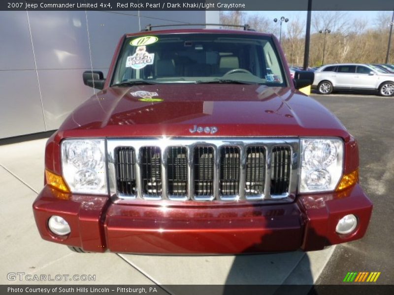 Red Rock Pearl / Dark Khaki/Light Graystone 2007 Jeep Commander Limited 4x4
