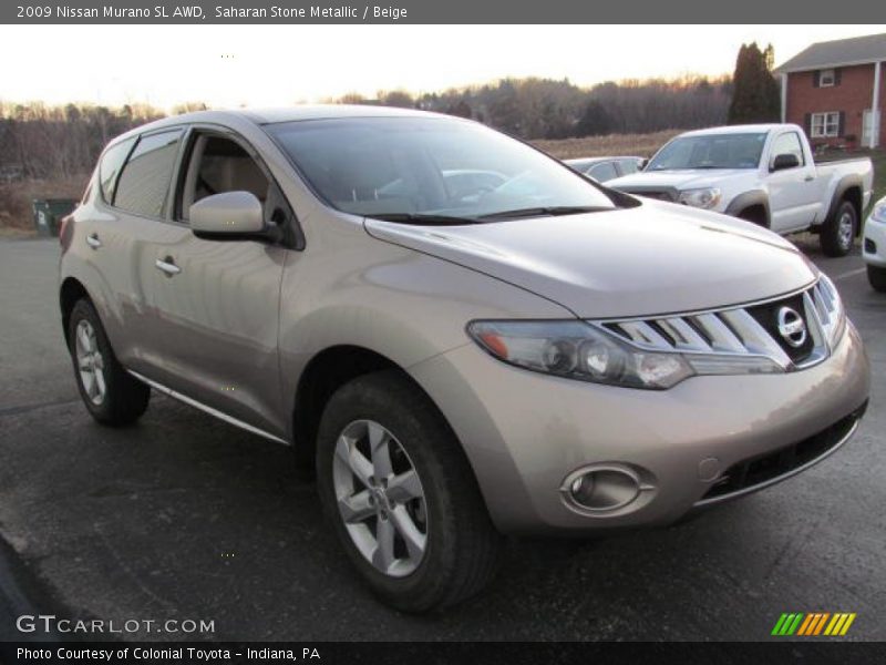 Saharan Stone Metallic / Beige 2009 Nissan Murano SL AWD