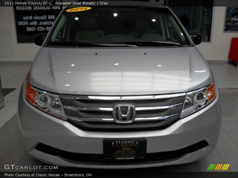 Alabaster Silver Metallic / Gray 2011 Honda Odyssey EX-L