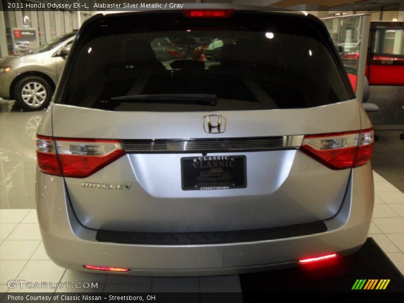 Alabaster Silver Metallic / Gray 2011 Honda Odyssey EX-L