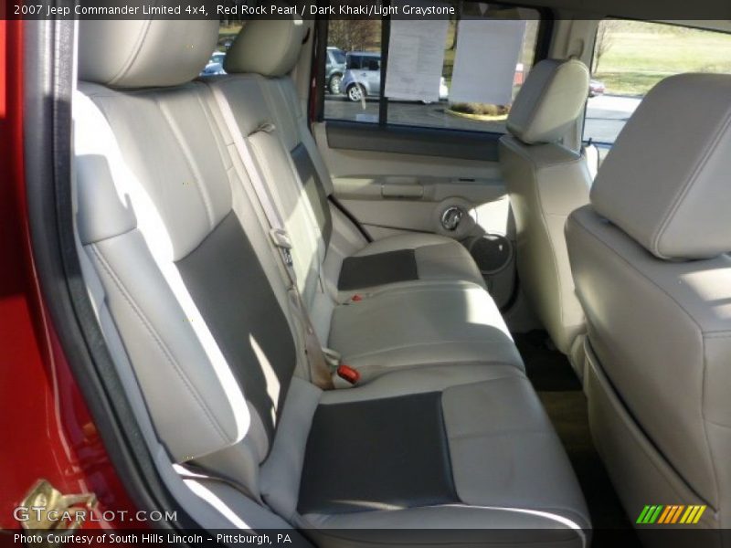 Red Rock Pearl / Dark Khaki/Light Graystone 2007 Jeep Commander Limited 4x4