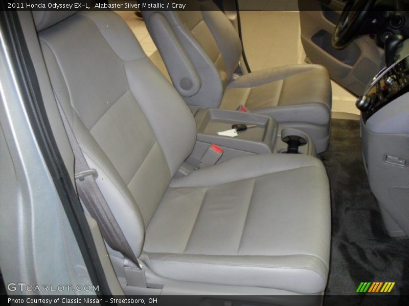 Alabaster Silver Metallic / Gray 2011 Honda Odyssey EX-L