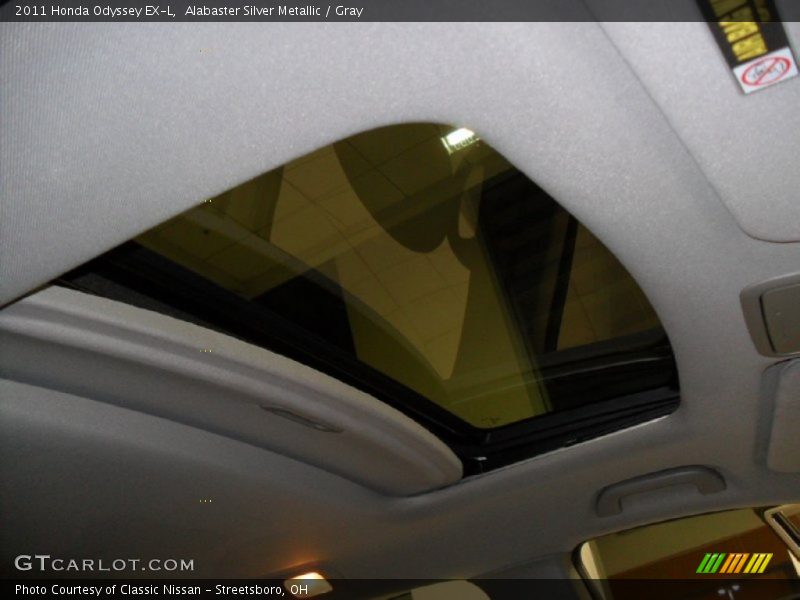 Alabaster Silver Metallic / Gray 2011 Honda Odyssey EX-L