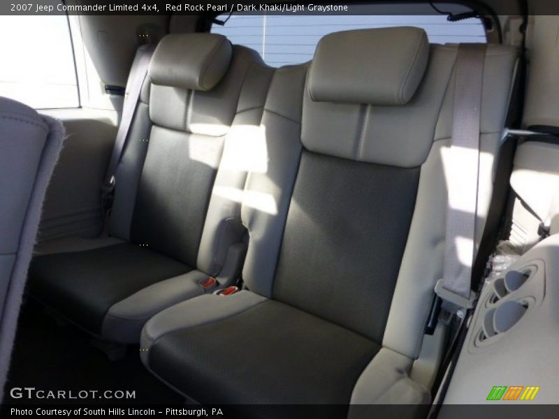 Red Rock Pearl / Dark Khaki/Light Graystone 2007 Jeep Commander Limited 4x4