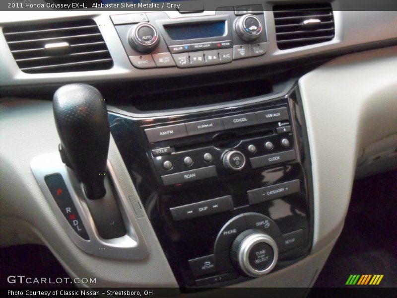 Alabaster Silver Metallic / Gray 2011 Honda Odyssey EX-L