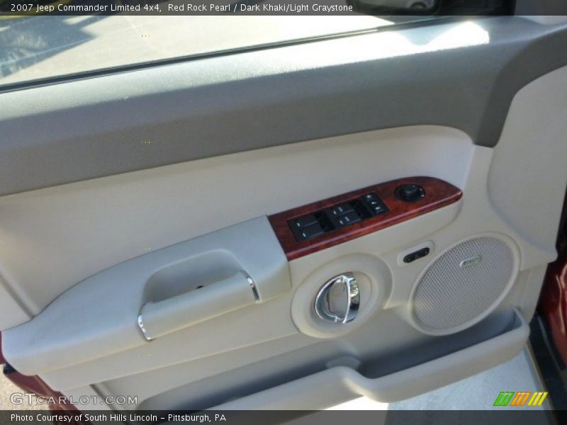 Red Rock Pearl / Dark Khaki/Light Graystone 2007 Jeep Commander Limited 4x4