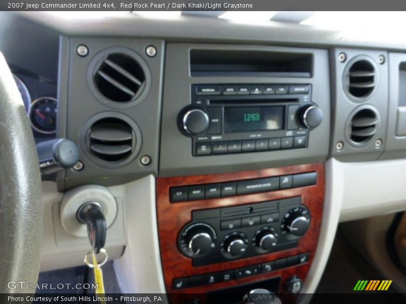 Red Rock Pearl / Dark Khaki/Light Graystone 2007 Jeep Commander Limited 4x4