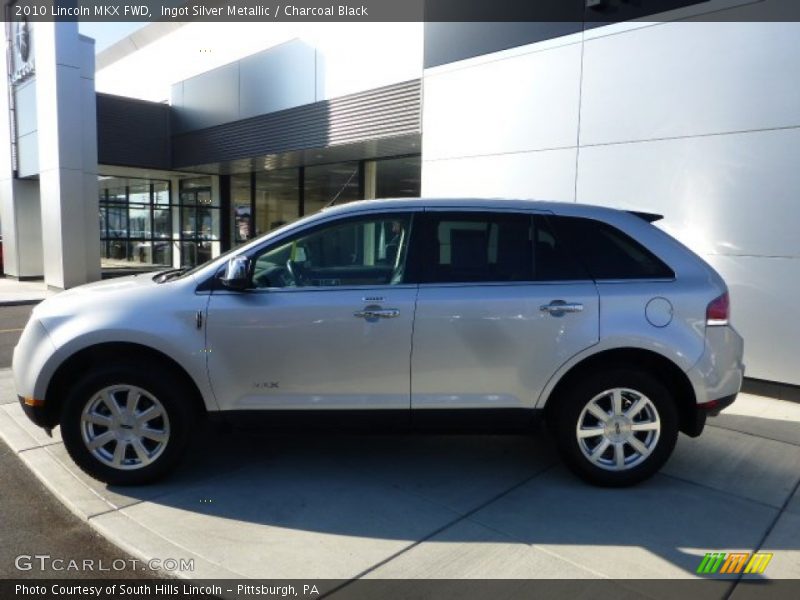 Ingot Silver Metallic / Charcoal Black 2010 Lincoln MKX FWD