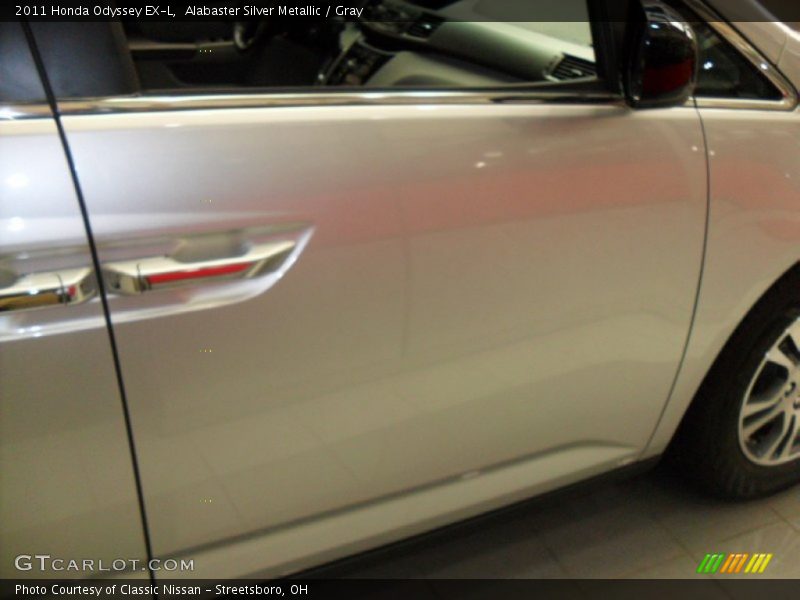Alabaster Silver Metallic / Gray 2011 Honda Odyssey EX-L