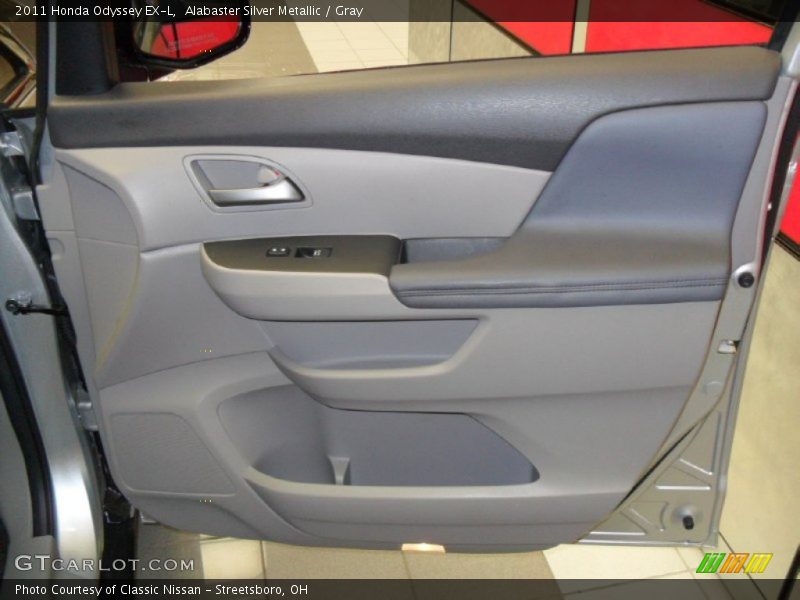 Alabaster Silver Metallic / Gray 2011 Honda Odyssey EX-L