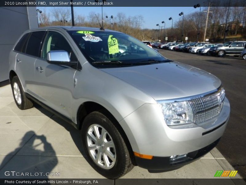 Ingot Silver Metallic / Charcoal Black 2010 Lincoln MKX FWD